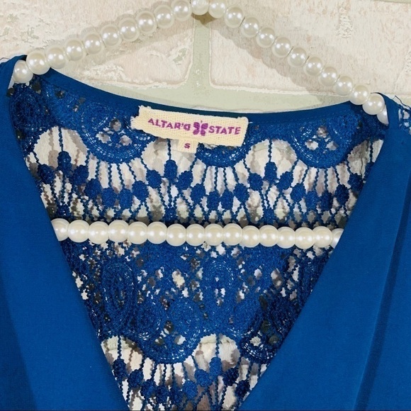 Altar’d State Blue Namimo Romper - Picture 5 of 8